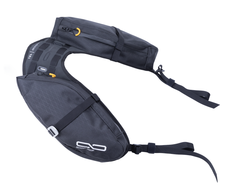 Giant Loop MoJavi Saddlebag Zip in Black – Durable Powersports Storage Solution