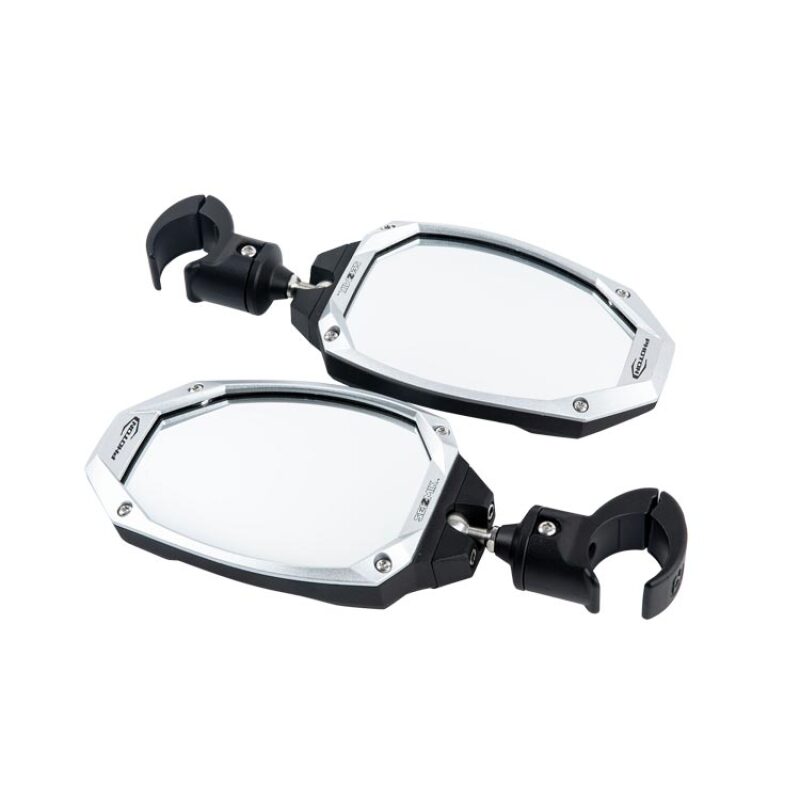 Seizmik Photon Side View Mirror for UTVs - Adjustable 1.75-2 inch ROP Clamp Pair