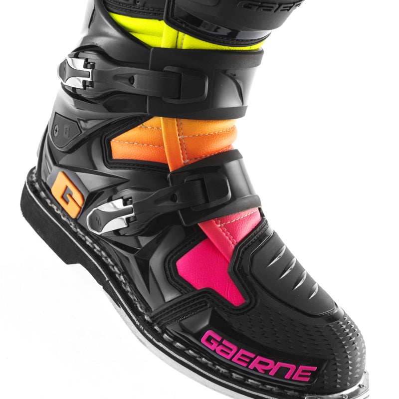 Gaerne SG12 Limited Edition Motorcycle Boot - Size 9 Black, Orange & Pink