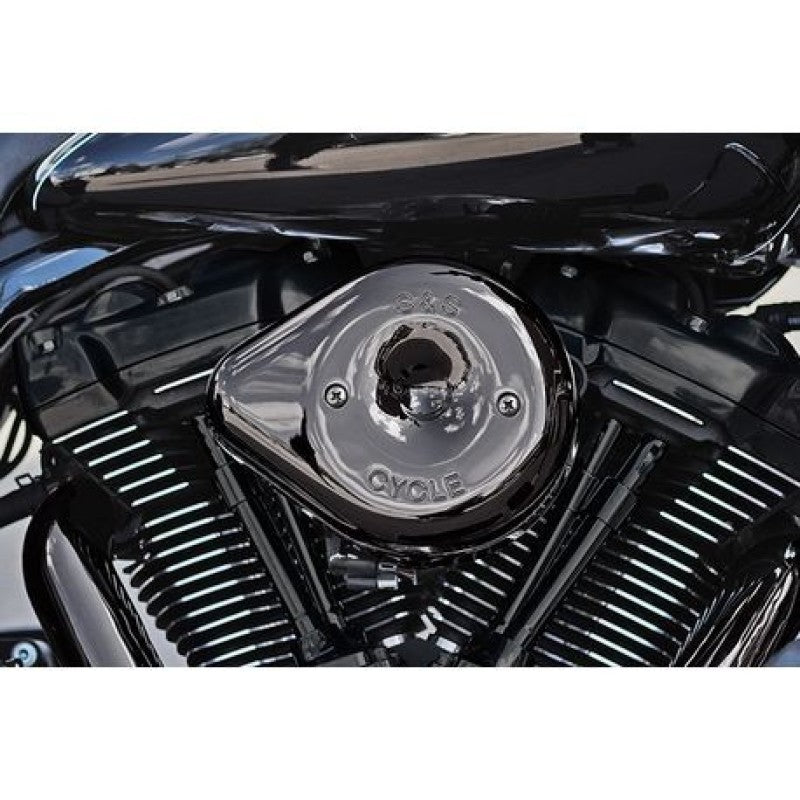 S&S Cycle Lava Chrome Stealth Teardrop Air Cleaner Cover Part #170-0779
