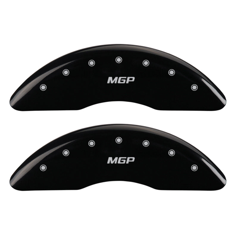 MGP Black Finish Silver Char Caliper Covers for Mercedes-Benz GLE (2016-2018) - Set of 4