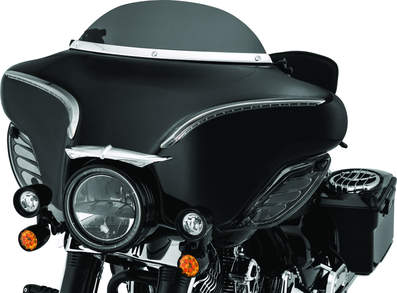 Kuryakyn Smooth Windshield Trim for Harley Davidson Touring Models (2008-2011)