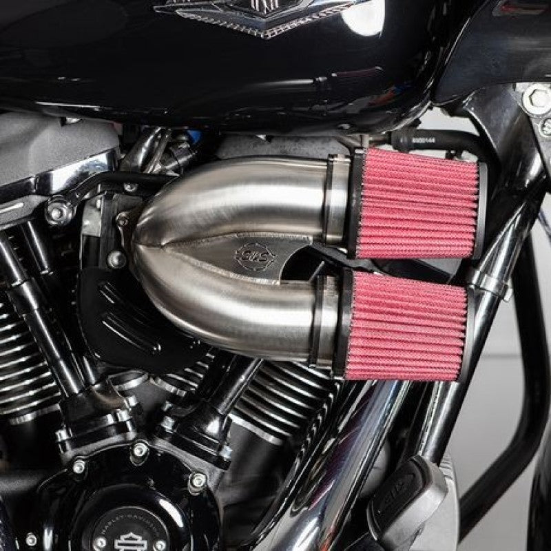 S&S Cycle 17-20 M8 Models Tuned Induction Air Cleaner Kit – Stainless Steel