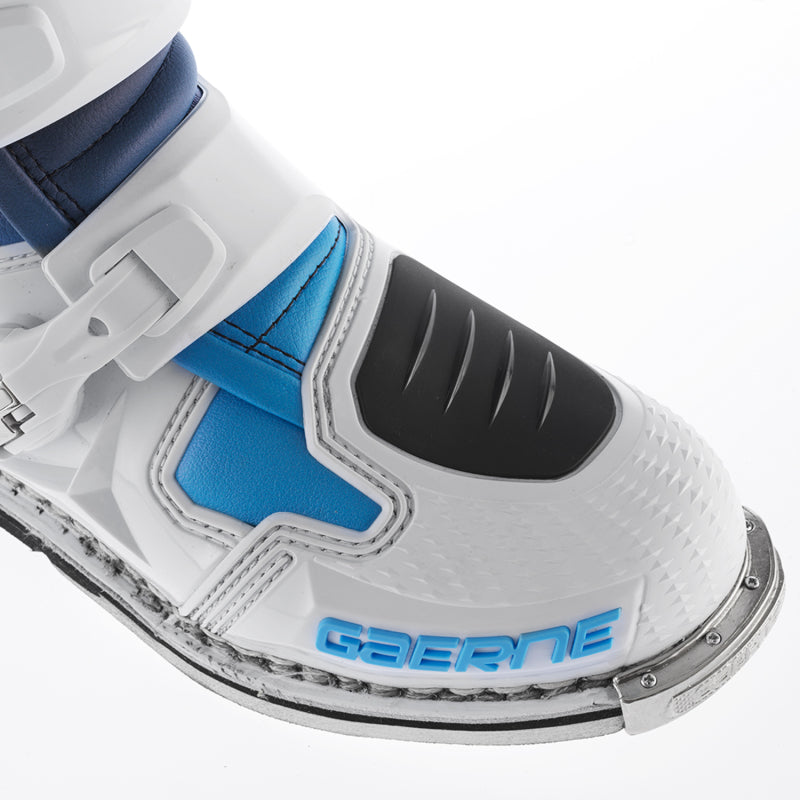 Gaerne SG12 Limited Edition Motocross Boot Size 10 - Black, White & Carolina Blue