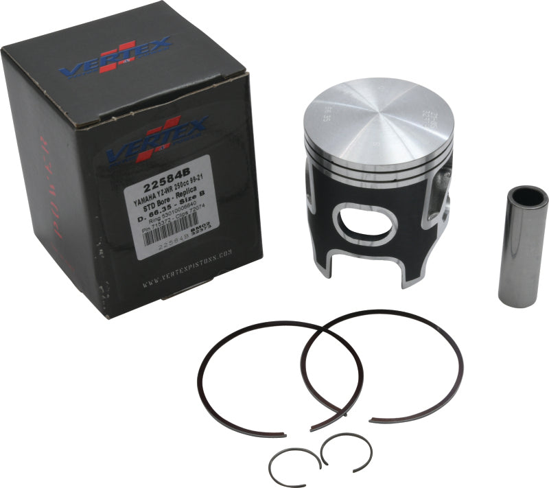 Vertex Pistons 22-23 XX 250/99-24 Yamaha YZ 250 Piston Kit Part Number 22584B