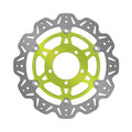EBC Powersports VEE-Series Sport Bike Rotor for Kawasaki ZX-6R 2013-2017, Green Hub – Front Left/Right
