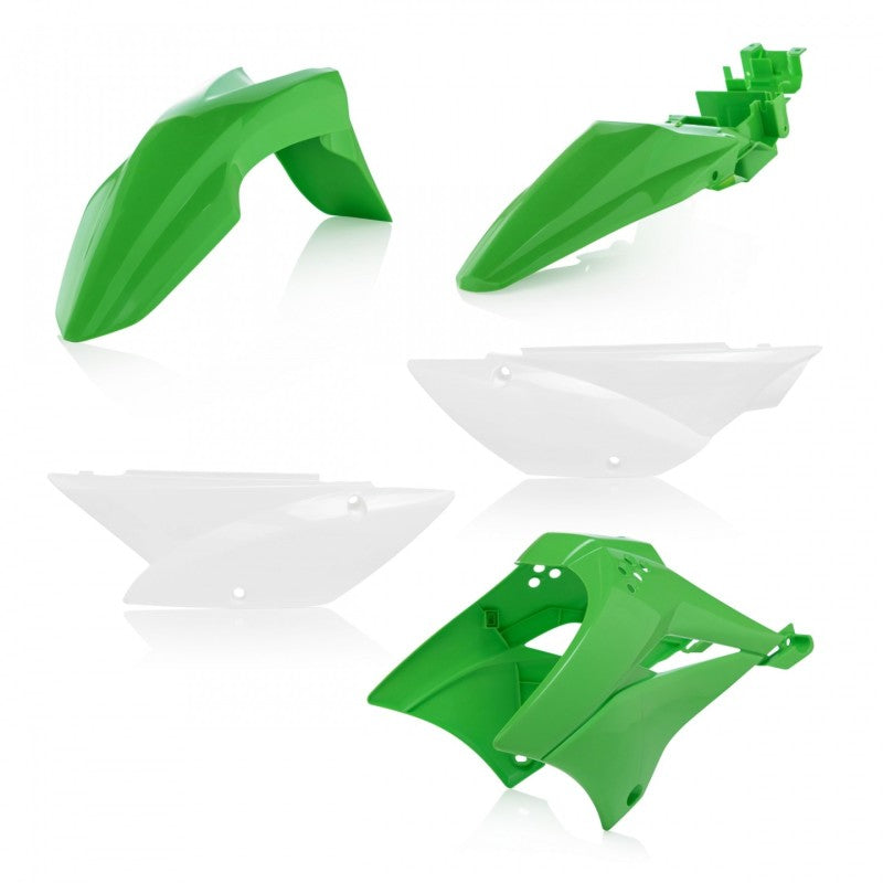 Acerbis Kawasaki KLX110/110L Plastic Kit - Original Colors, Model Years 2010-2014