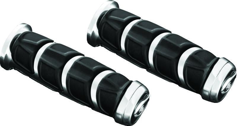 Kuryakyn Kinetic Grips Universal 1 inch Chrome for Honda VTX and Shadow Models