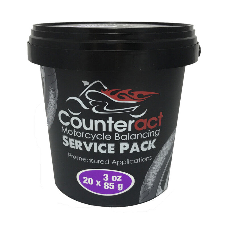 Counteract Motorcycle Balance Beads Shop Service Bucket - 20 Packs of 3oz Bags