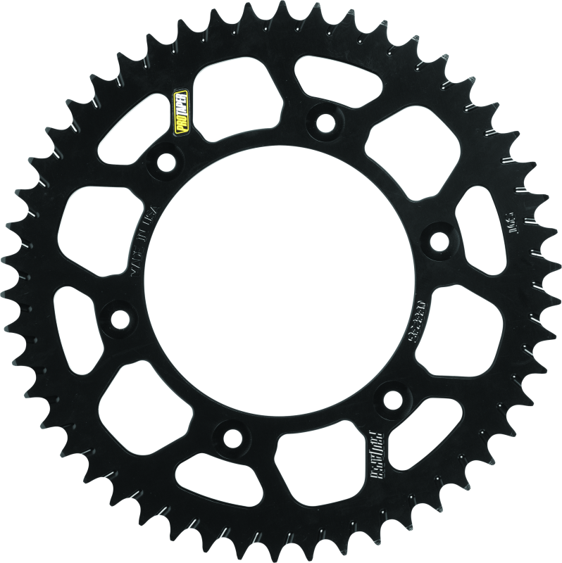 ProTaper KTM 85SX-105SX Rear Black Sprocket with 48 Teeth - CNC Machined and Self-Cleaning Design