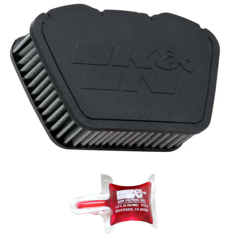 K&N Engineering Part YA-1307 High-Flow Replacement Air Filter for Yamaha V Star 950 & 1300 Models