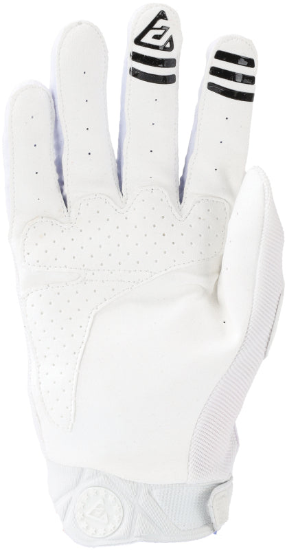Answer Peak Gloves Black/White Youth – Size XS for Powersports Protection
