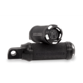 Performance Machine Footpegs Apex Contrast Cut - Comfortable Rubber-Wrapped Mounts for Powersports