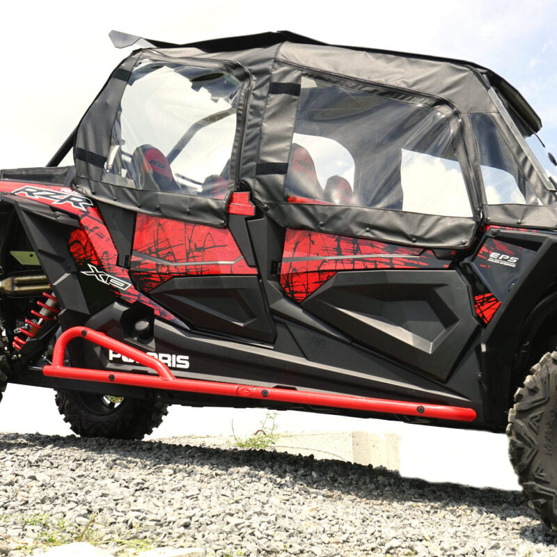 Seizmik 14+ Polaris RZR XP 1000 4/ RZR Turbo XP 4 Full Cab Kit – Waterproof Soft Enclosure with Roll-Up Windows and Easy Installation