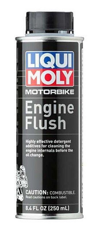 LIQUI MOLY 250mL Motorbike Engine Flush – Effective Engine Cleaner for 4-Stroke Motorcycles
