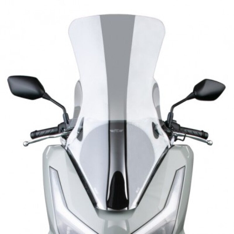 National Cycle 24+ VStream Quantum HC Poly Tall Windshield for Honda PCX160 - Clear