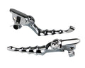 Kuryakyn Zombie Levers for Harley-Davidson Touring Models (2021-2025) – Chrome and Black Finish