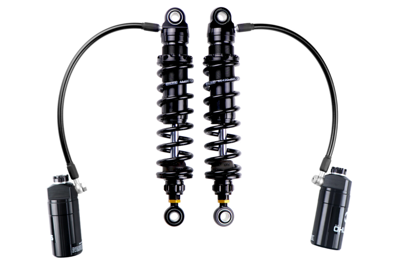 Ohlins HD 051S2 Twin Blackline 13-inch Shock Absorbers for Harley-Davidson FL Touring Models