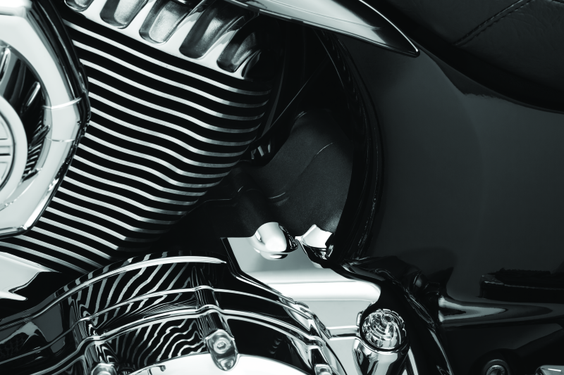 Kuryakyn Transmission Cover for Indian Motorcycles - Chrome Finish (Part #5696)