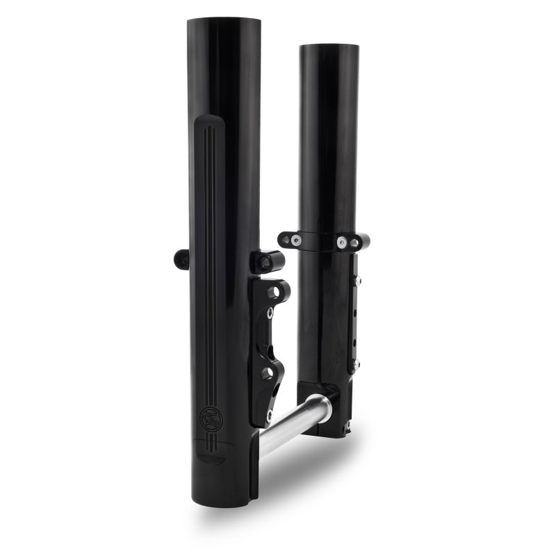 Performance Machine 14-Up FL Lower Leg Assembly - Black Ano for Harley Davidson