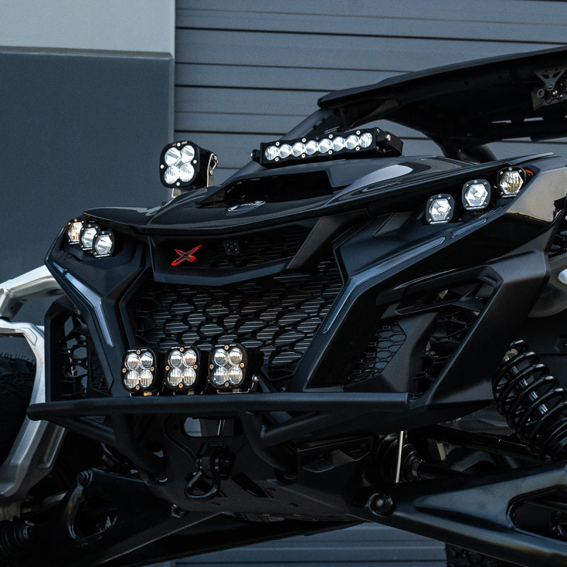 Baja Designs Can-Am Maverick R Clear 10-inch S8 Shock Tower Kit