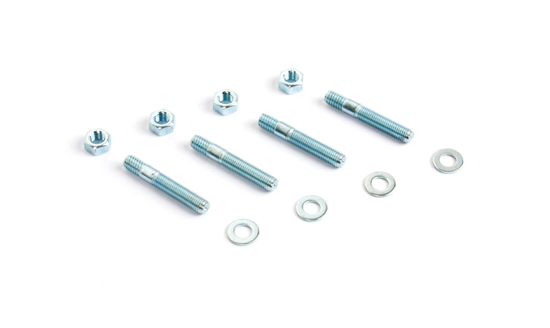 Cometic Gasket Carburetor Studs 2 Inch Zinc Plated - Set of 4 with Washers and Nuts