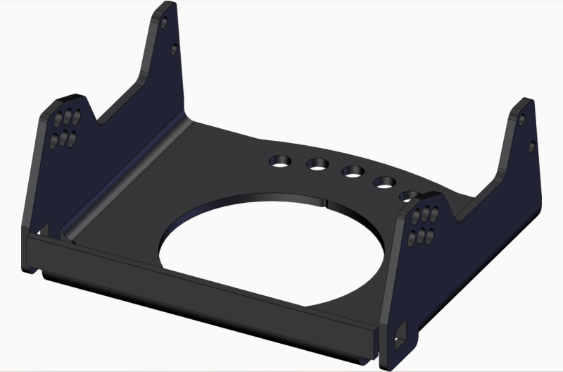 KFI Replacement ATV Plow Cradle Part #105016-R for KFI ATV Push Tubes