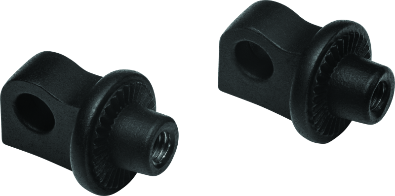 Kuryakyn Splined Peg Adapter Satin Black Part #8898 for Powersports Applications
