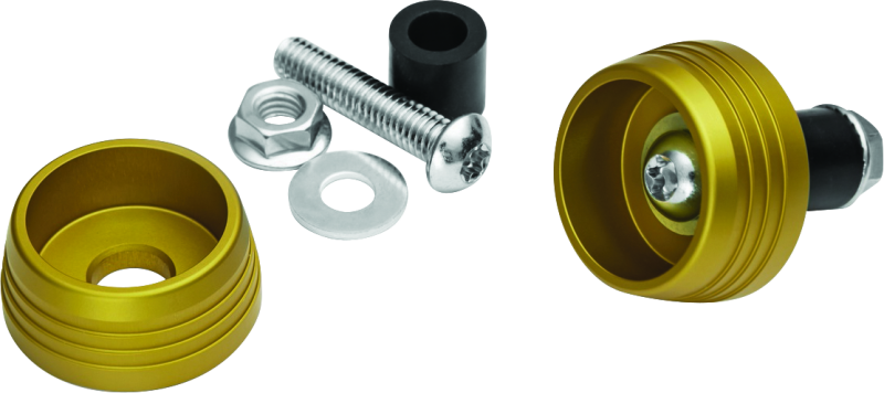Kuryakyn Lodestar Front Axle Sliders for BMW R1200GS and R1200RT Models