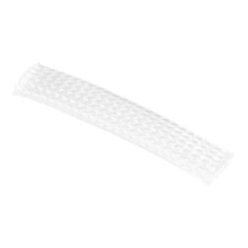 NAMZ Braided Flex Sleeving 10 ft. Section (3/8 in. ID) - White for Powersports Wiring Protection