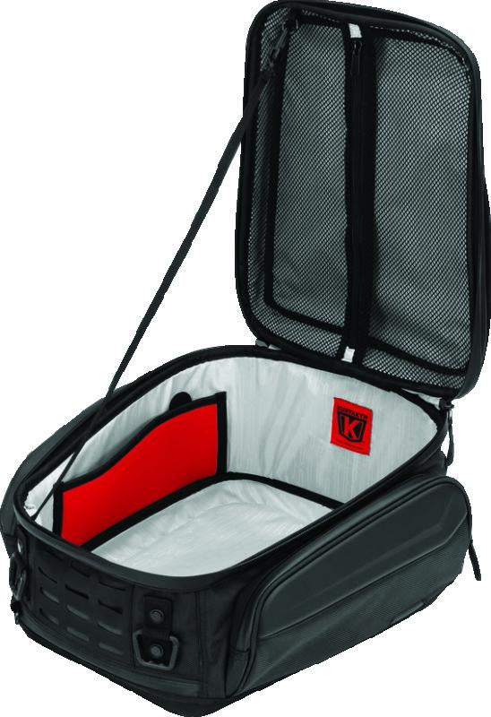 Kuryakyn Xkursion XB Ambassador Tail Bag - Versatile 25L Motorcycle Storage with Weather-Resistant Zippers and Reflective Accents