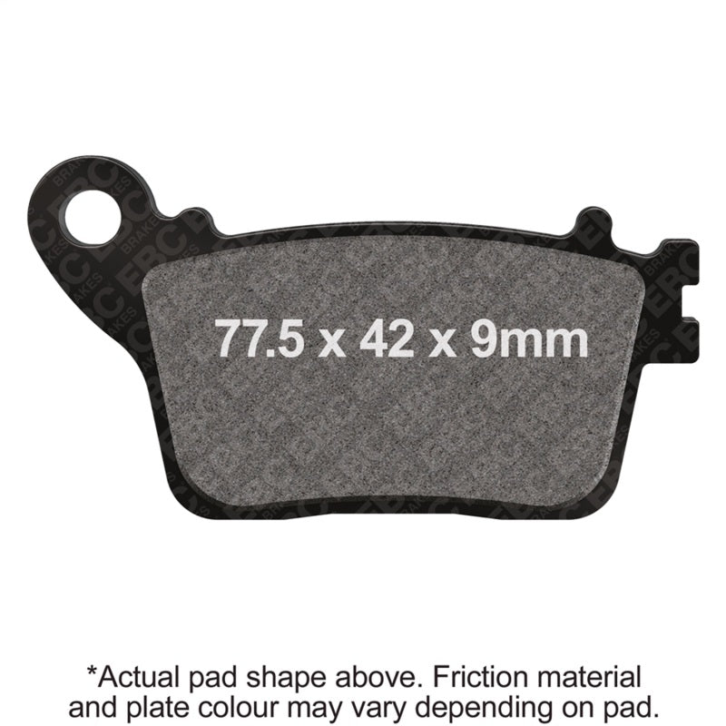 EBC Powersports FA436V Semi-Sintered Vee Brake Pads for Honda CBR 600 RR and CBR1000RR Models