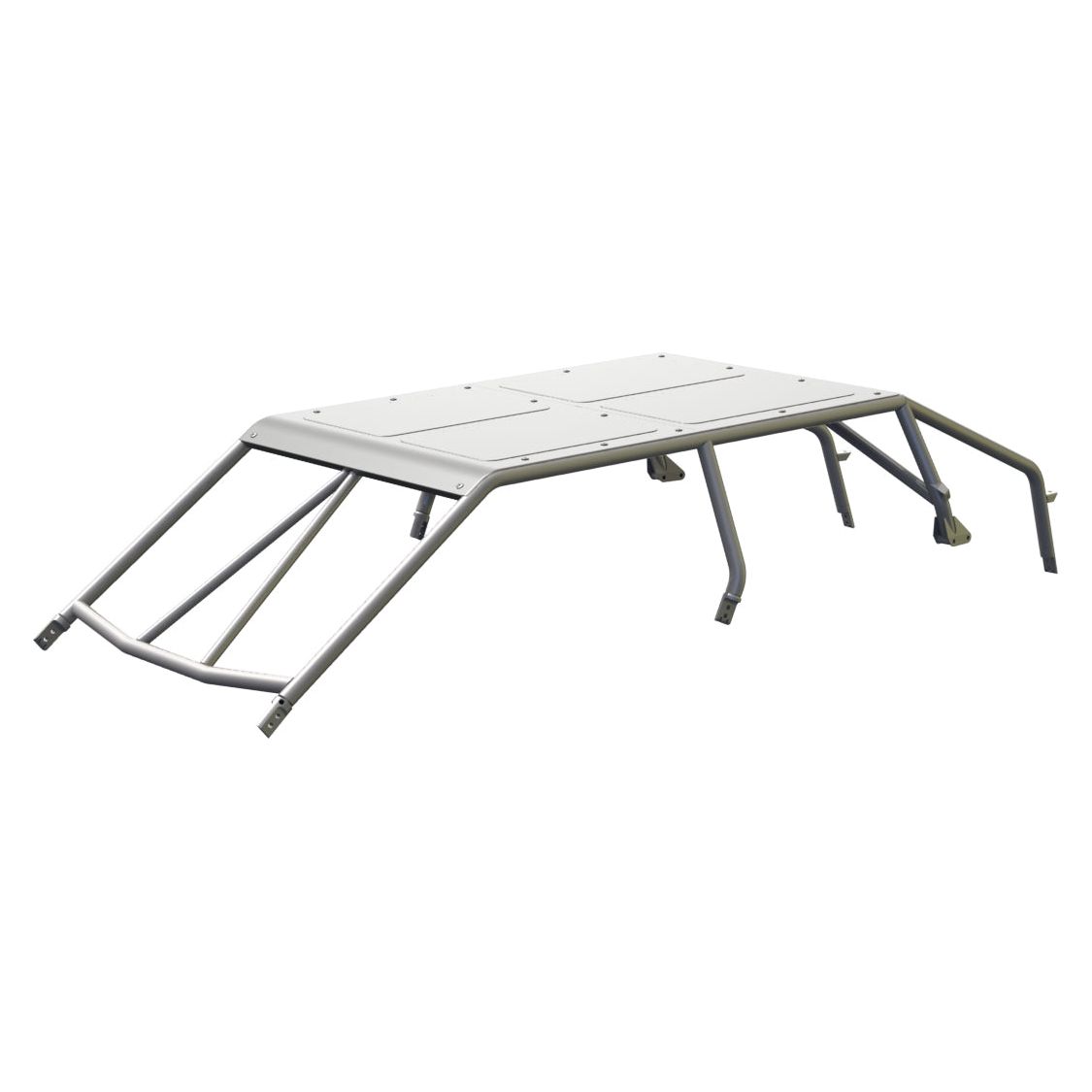 Polaris RZR Turbo R 4 Raw Assembled Baja Spec Cage with Roof