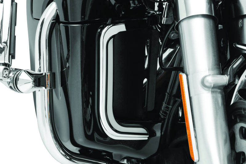 Kuryakyn Tracer LED Fairing Lower Accents Chrome for Harley Davidson Touring Models