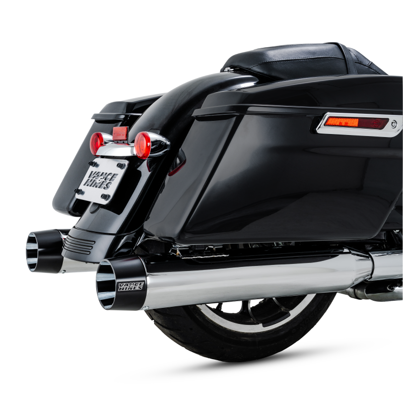 Vance & Hines Blackbird 450 Slip-ons for Harley-Davidson Touring 2017-2023 - Chrome