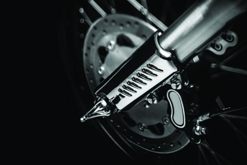 Kuryakyn Roman Axle Caps Chrome for Harley-Davidson – Custom Front End Enhancement