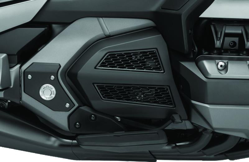 Kuryakyn Omni Transmission Covers for Honda GL1800 Gold Wing – Satin Black Part #3275