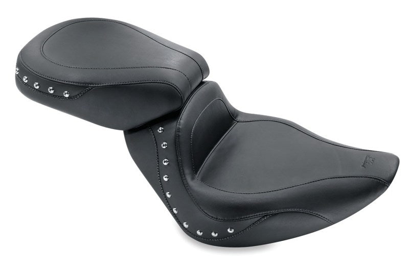 Mustang Motorcycle Sport Touring Passenger Pad with Studs - Black (Part #76253)