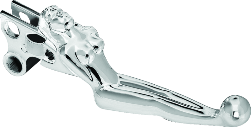 Kuryakyn Silhouette Levers for Harley Davidson 96-Up Cable Models - Chrome Part Number 1049