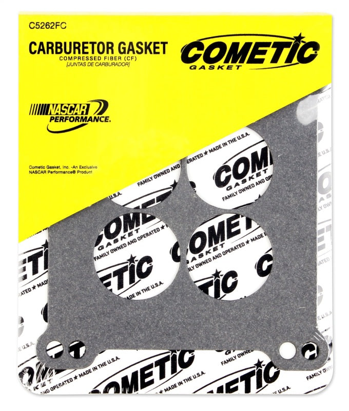 Cometic Gasket Holley 4 BBL .060 Inch Fiber Carburetor Mounting Gasket - 4 Hole, 1.750 Inch Holes
