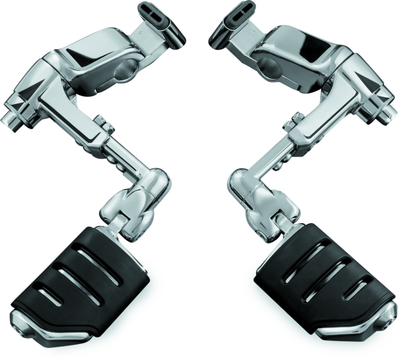 Kuryakyn Ergo III Adjustable Mount with Trident Dually ISO Pegs for Honda Gold Wing