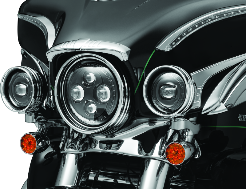 Kuryakyn Orbit 4-1/2 inch Passing Lamps - Black for Powersports Vehicles