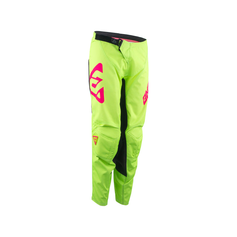 Answer Syncron Essential Youth Riding Pants - Hyper Acid, Pink & Black, Part #475145