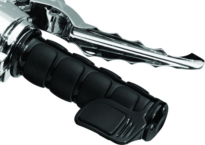 Kuryakyn ISO Grip Universal 7/8 inch Gloss Black for Honda Rebel Models