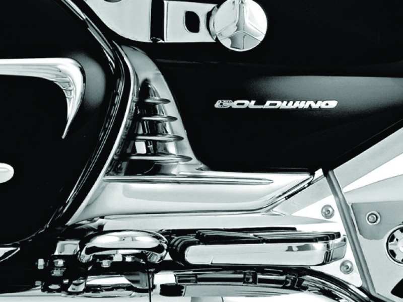 Kuryakyn Louvered Battery Box Cover for Honda Gold Wing 2001-2005 in Chrome - Part 3913