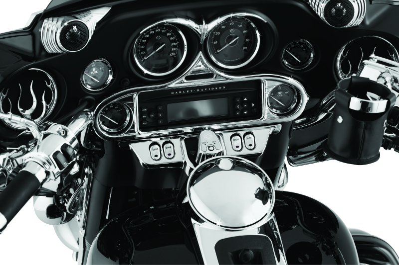 Kuryakyn Switch Panel Accent Chrome for Harley Davidson Touring Models