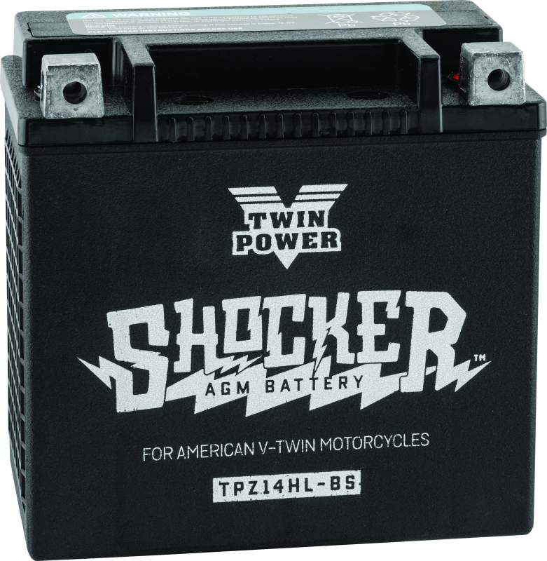 Twin Power YTX-14L Shocker Battery for Harley Davidson Sportster Models - 220 CCA