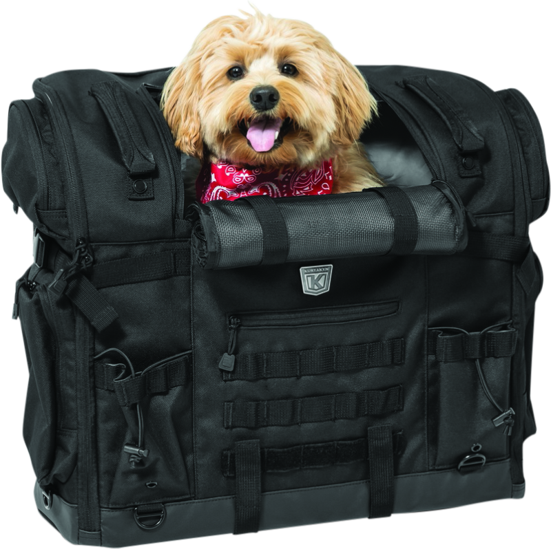 Kuryakyn Pet Palace Titan Motorcycle Carrier for Touring Seat – Weather-Resistant and Heat-Reducing Pet Crate