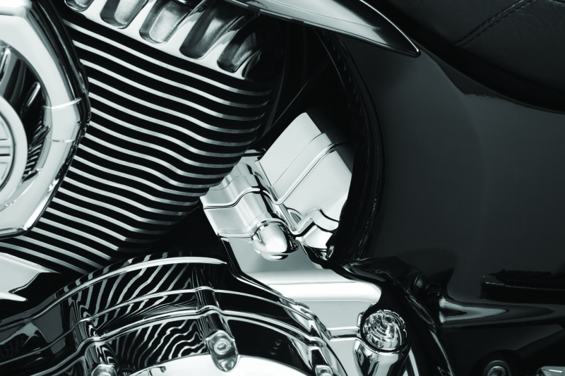 Kuryakyn Transmission Cover for Indian Motorcycles - Chrome Finish (Part #5696)