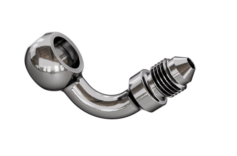 Goodridge P599-03C 90 Degree Banjo Adaptor for 3/8 Inch or M10 Bolt - Powersports Brake & Clutch Line Fitting